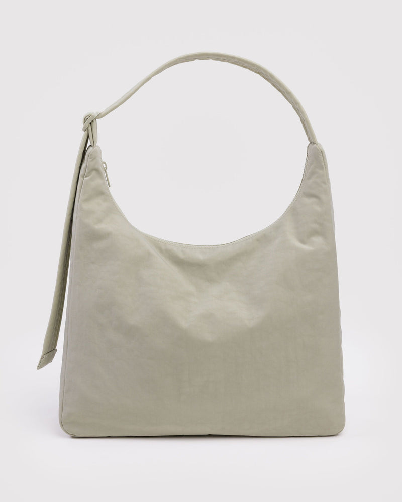 Nylon Shoulder Bag, Celadon