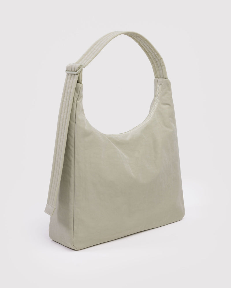 Nylon Shoulder Bag, Celadon