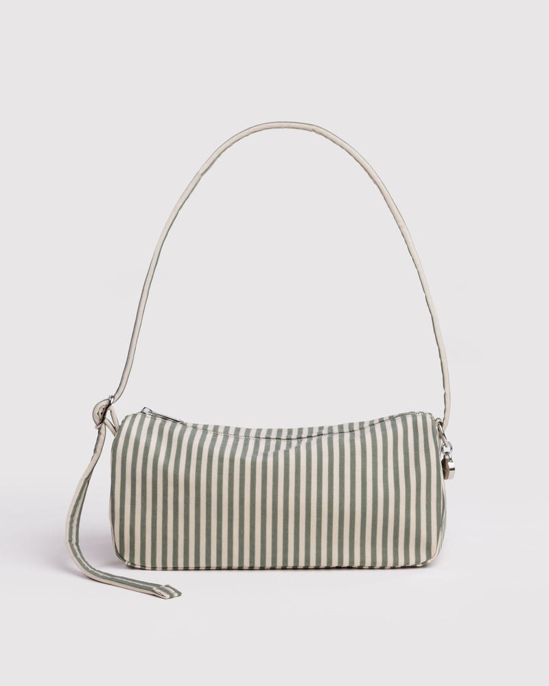 Nylon Loaf Bag, Sage Stripe