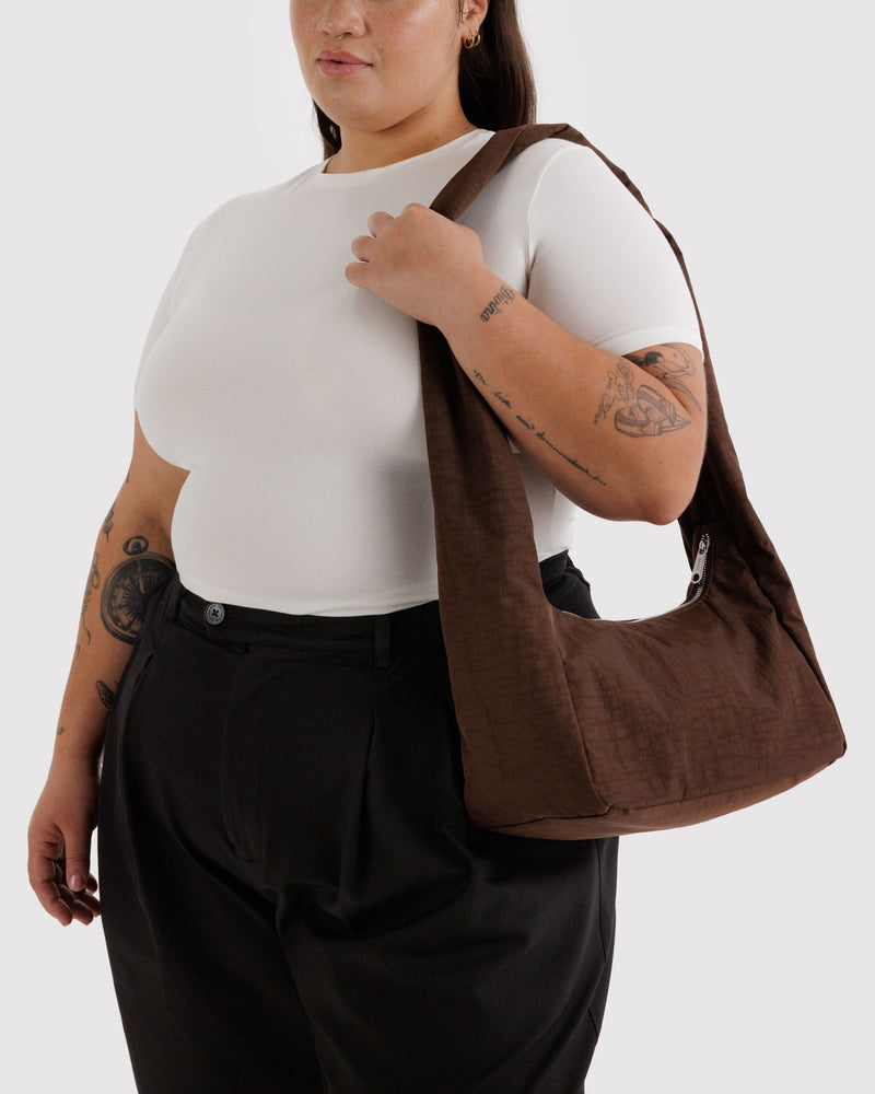 Nylon Meringue Bag, Coffee
