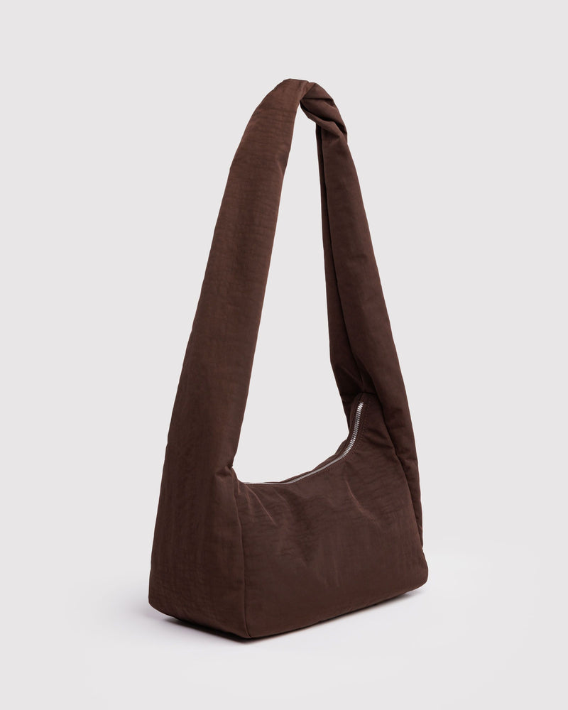 Nylon Meringue Bag, Coffee