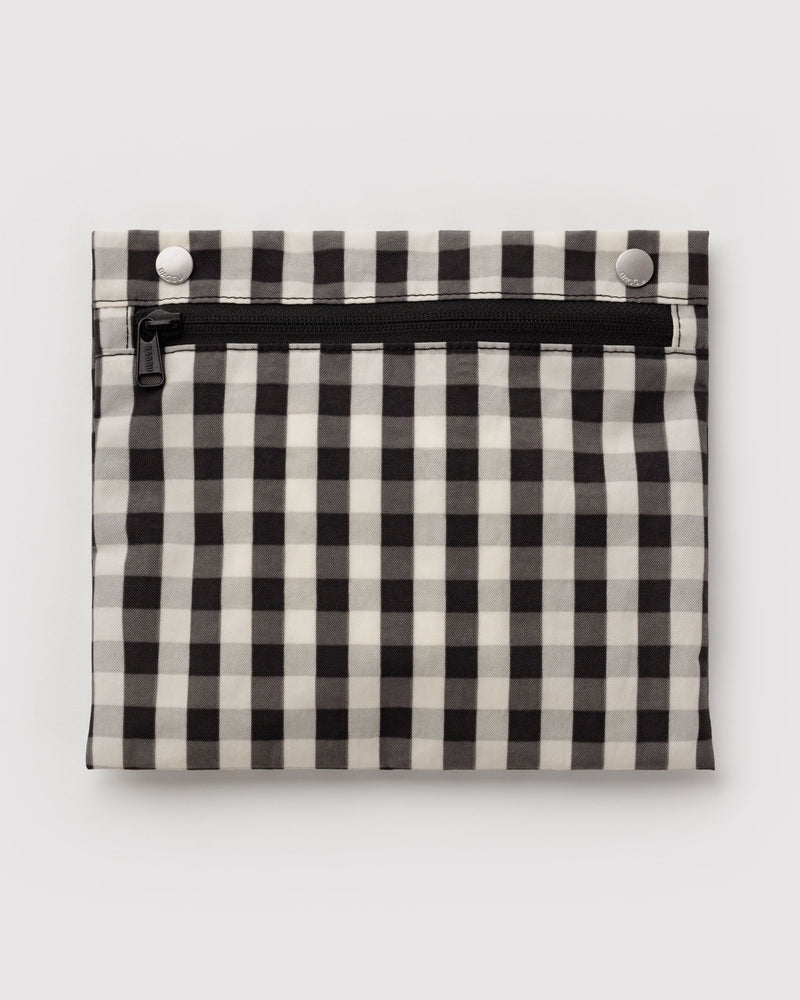 Everyday Cloud Bag, Black and Cream Gingham