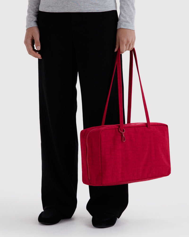 Medium Bowler Bag, Cherry