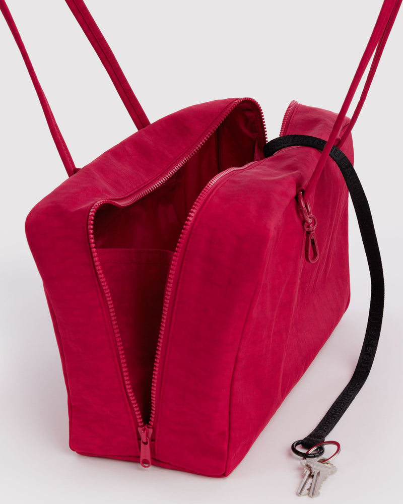 Medium Bowler Bag, Cherry