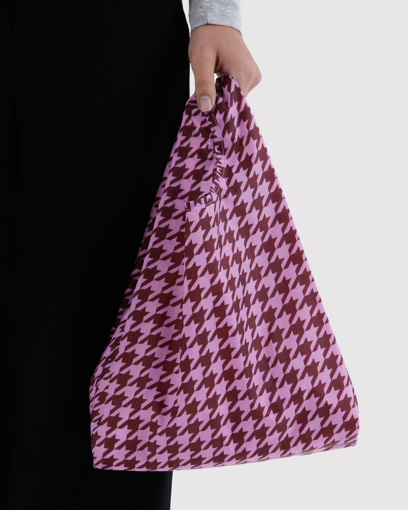Baby Baggu, Pink Houndstooth