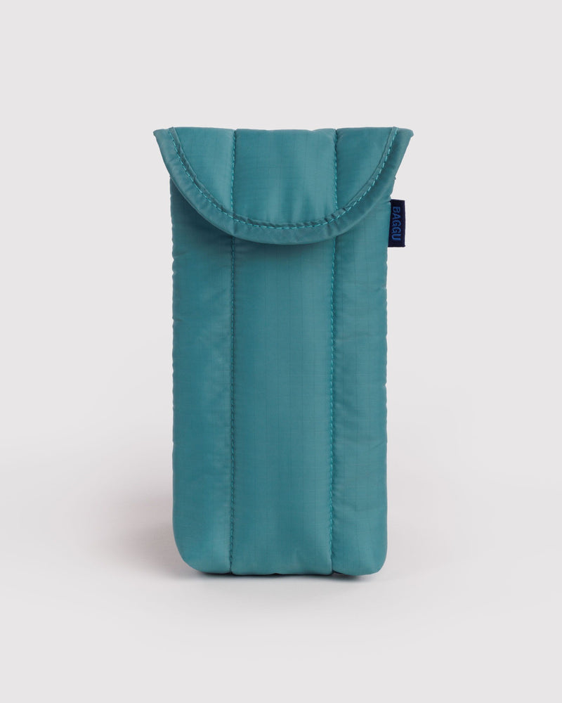 Puffy Glasses Sleeve, Peacock