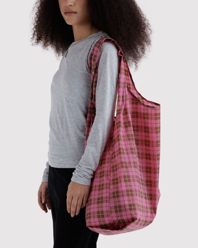 Big Baggu, Azalea Tartan Pink