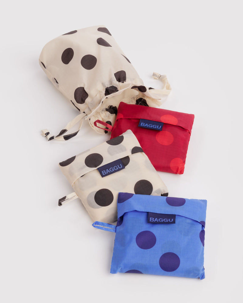 Standard Baggu Set of 3, Polka Dot Mix