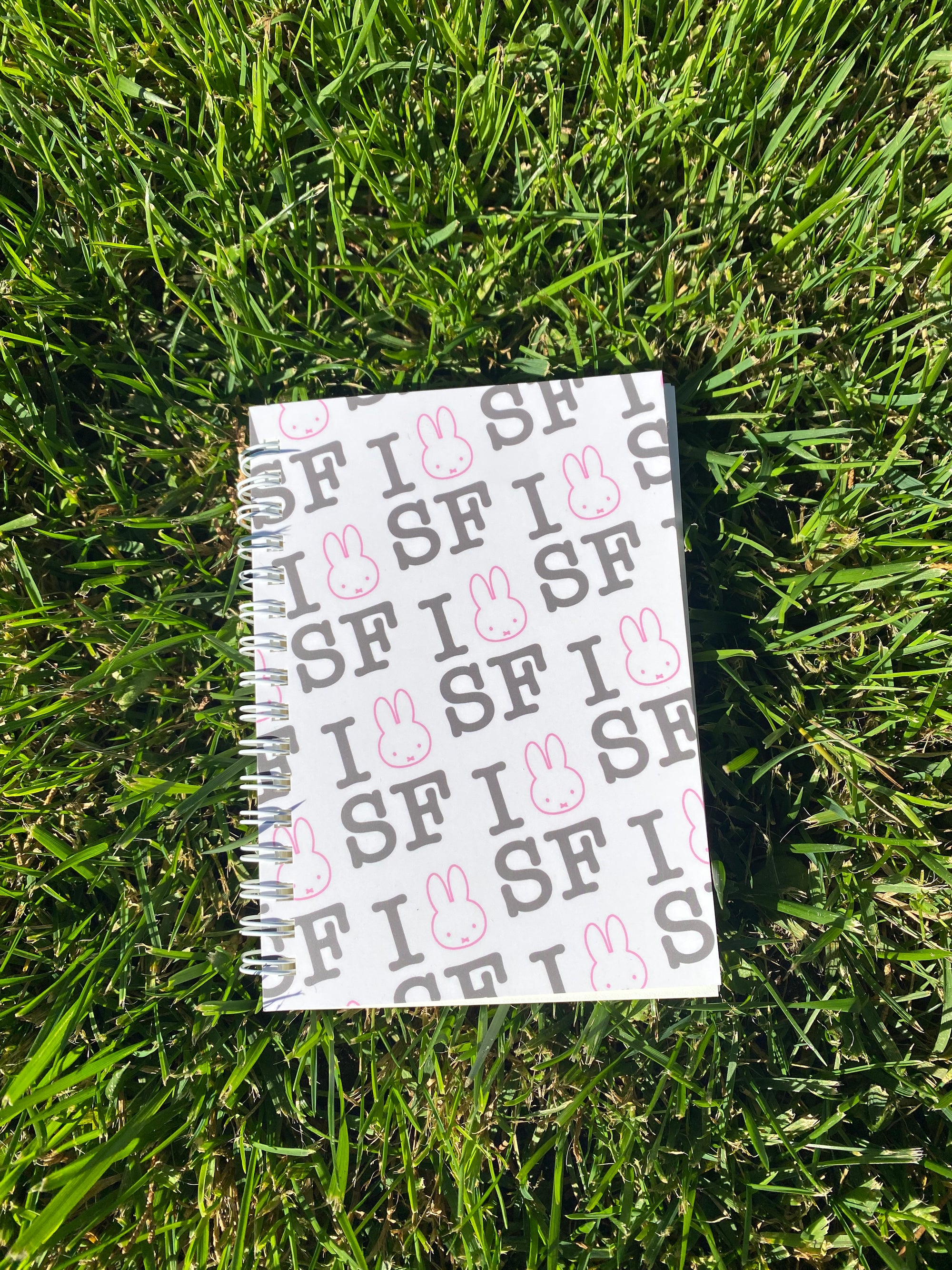 I Miffy SF Pattern Pocket Notebook, Pink
