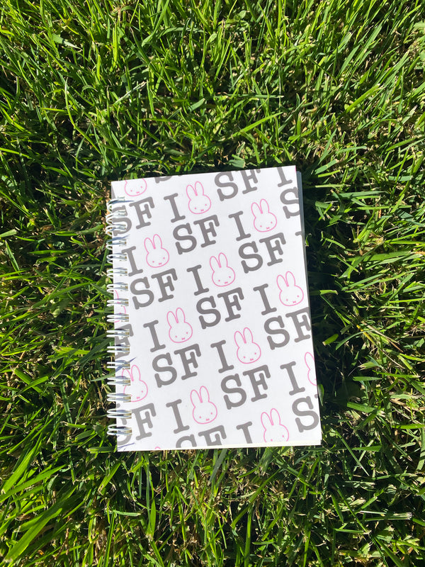 I Miffy SF Pattern Pocket Notebook, Pink