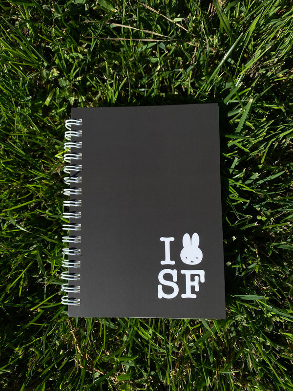 I Miffy SF Graphic Pocket Notebook, Black