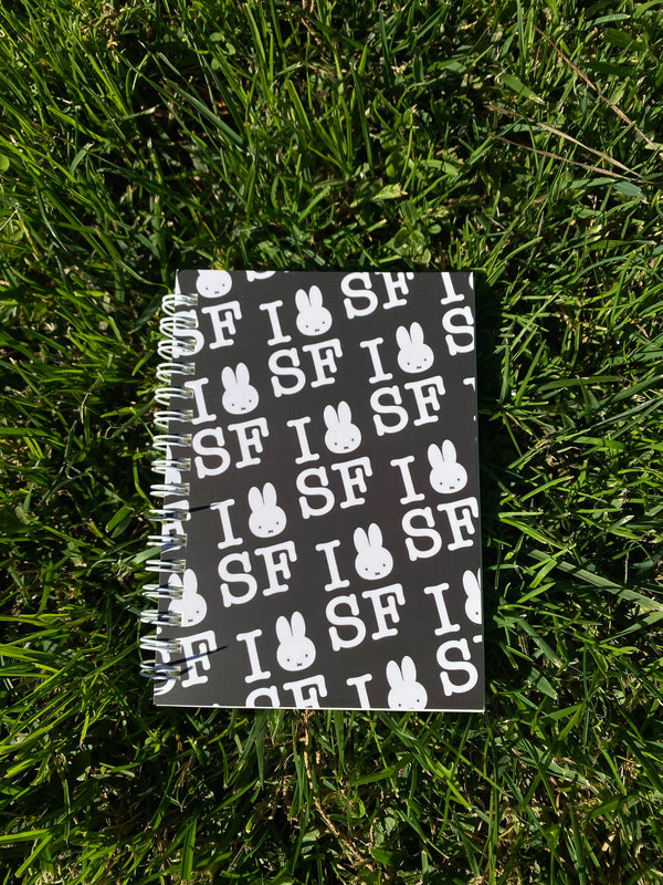 I Miffy SF Pattern Pocket Notebook, Black