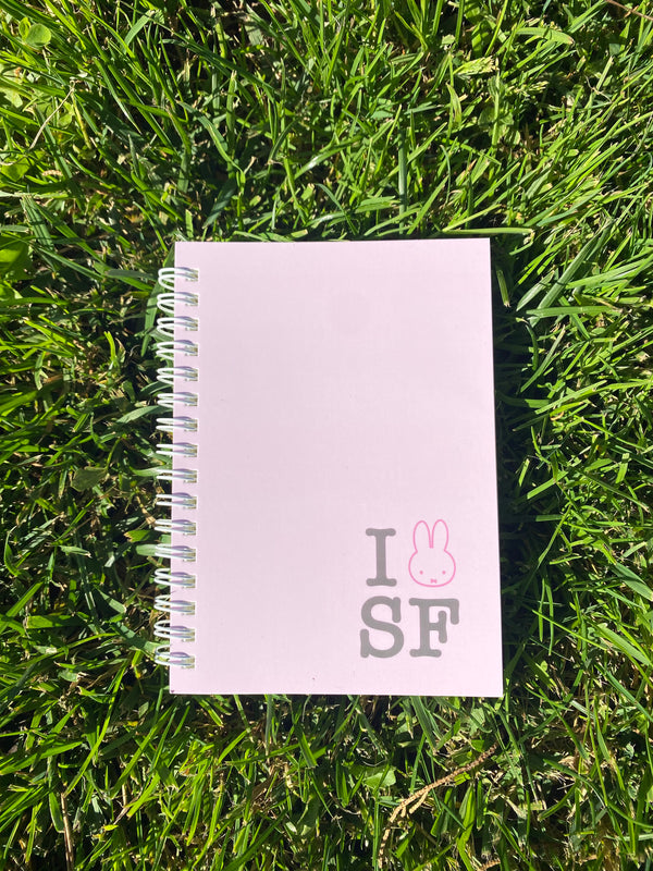 I Miffy SF Graphic Pocket Notebook, Pink