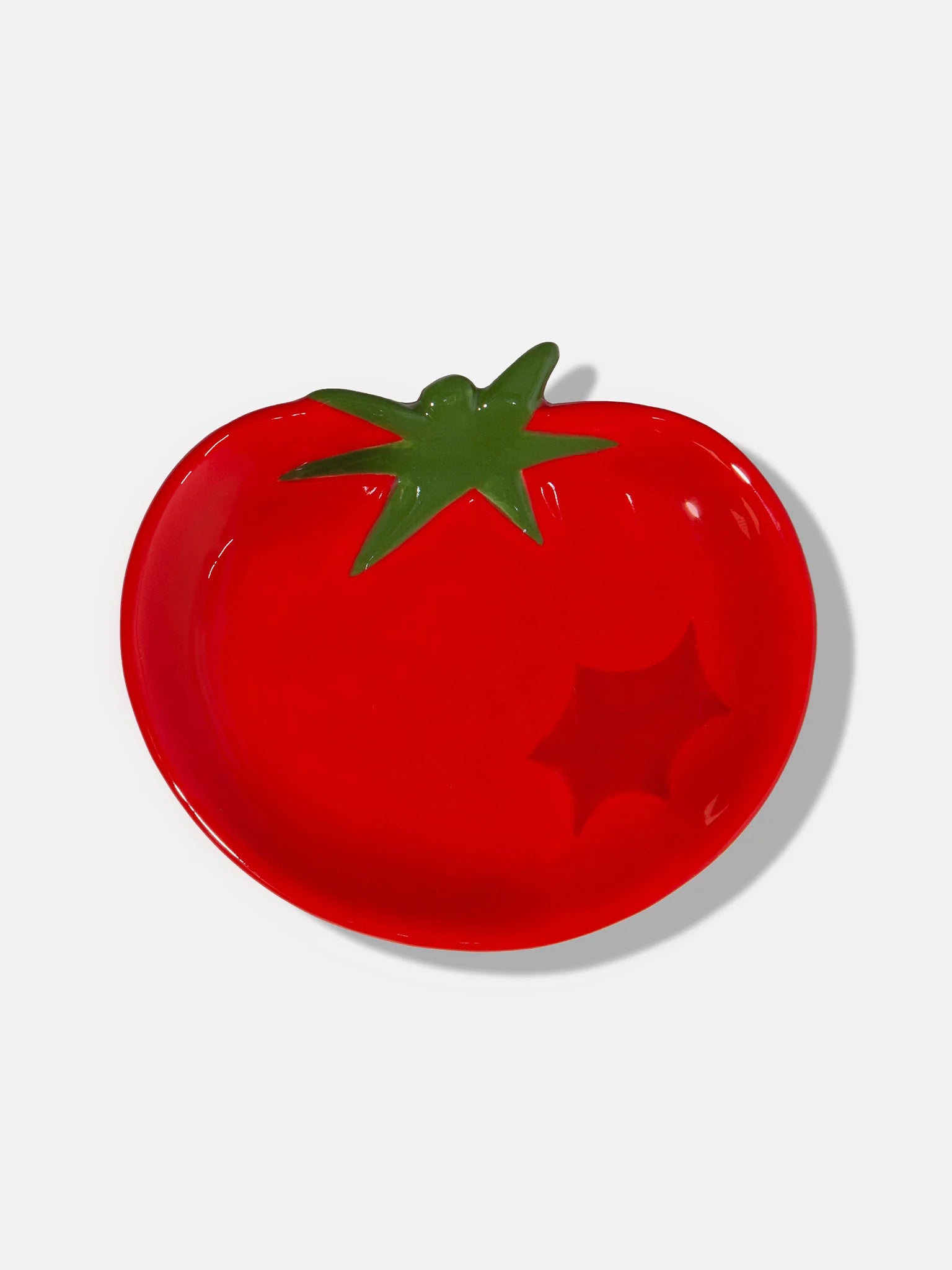 Ceramic Trinket Tray, Tomato