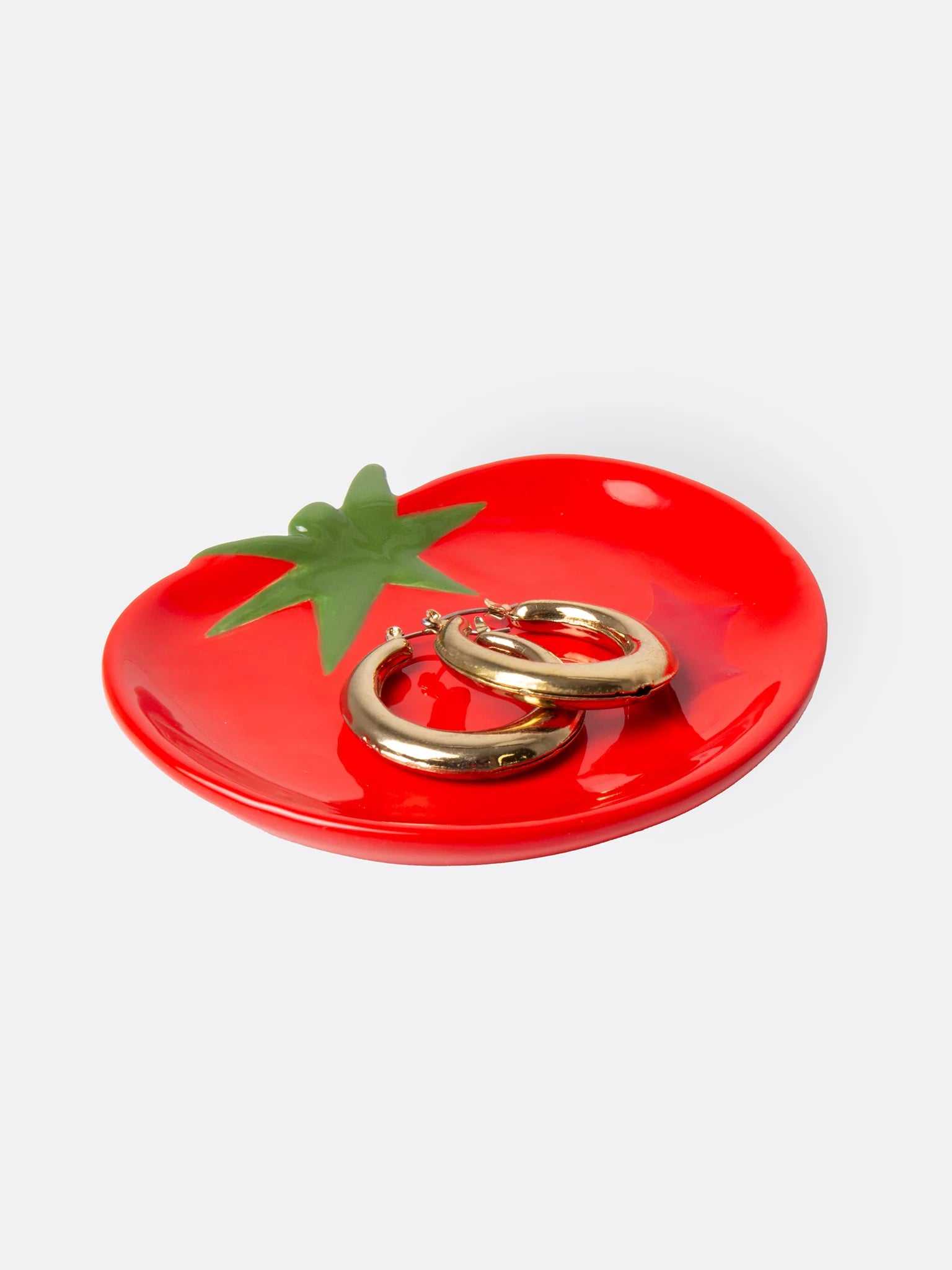 Ceramic Trinket Tray, Tomato