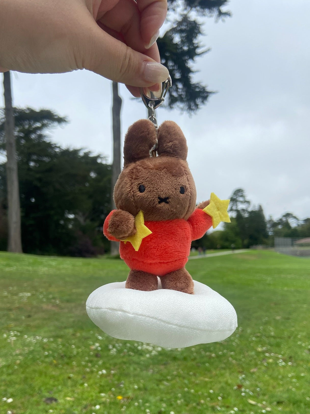 Melanie with Stars Plush Keychain