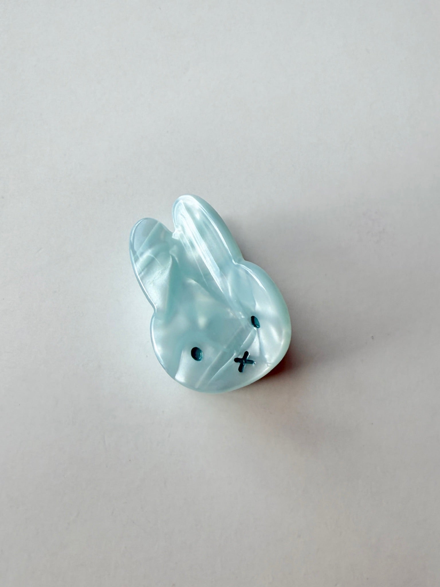 Miffy Pearlized Hair Claw, Mini, Seafoam