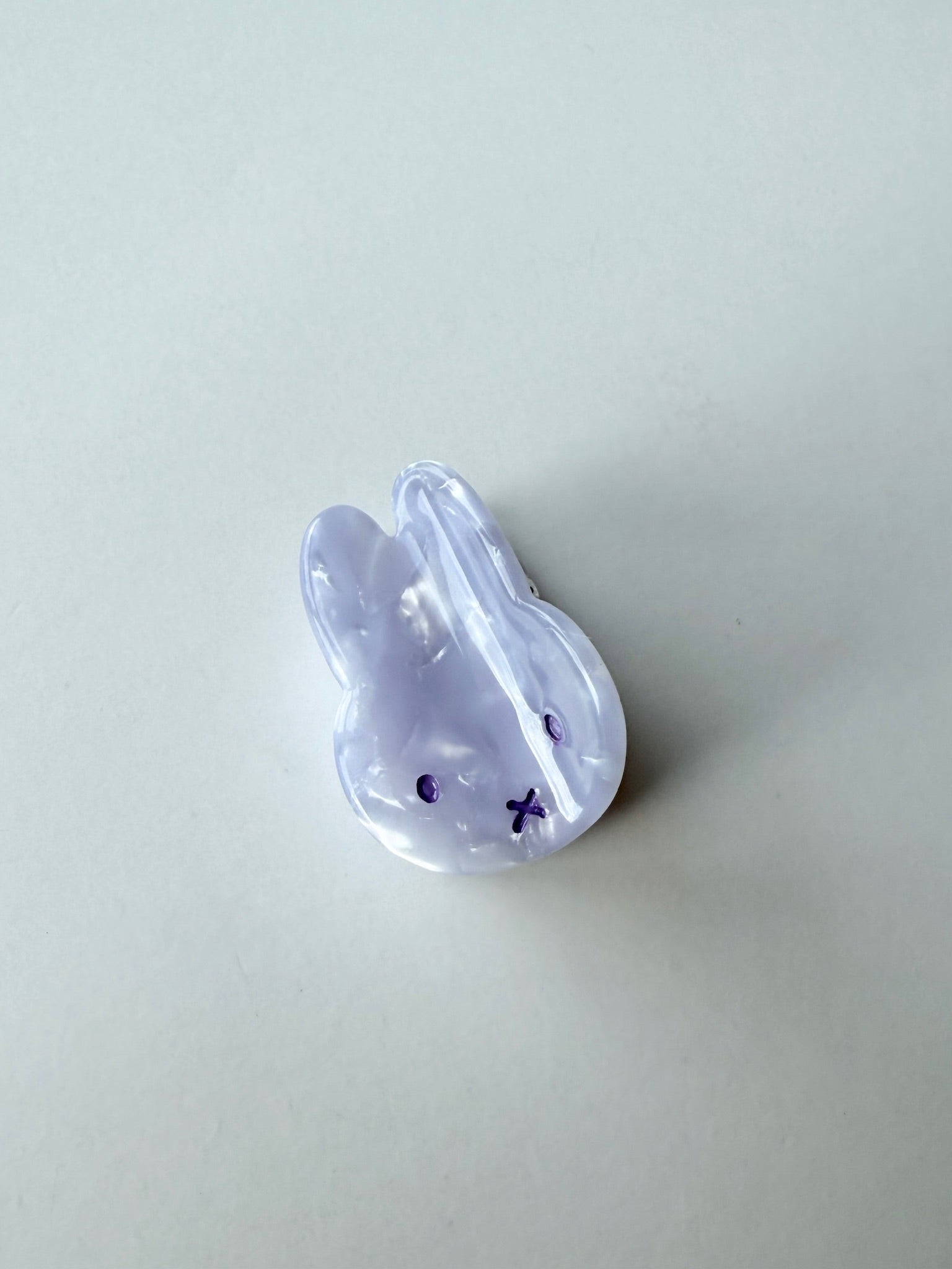 Miffy Pearlized Hair Claw, Mini, Lavender