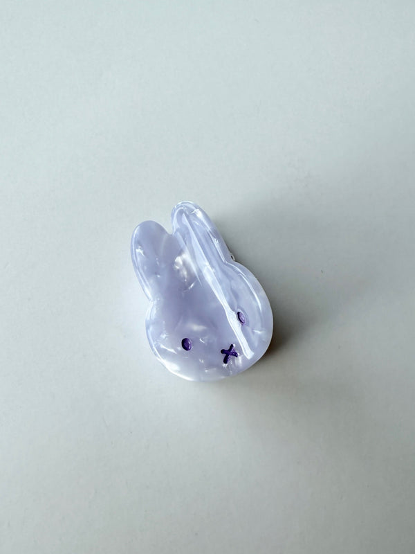 Miffy Pearlized Hair Claw, Mini, Lavender