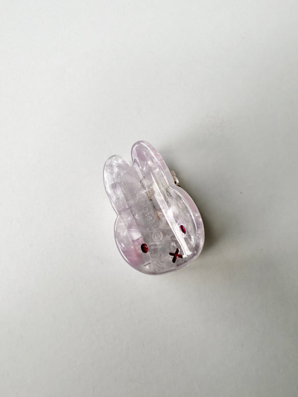 Miffy Pearlized Hair Claw, Mini, Rose