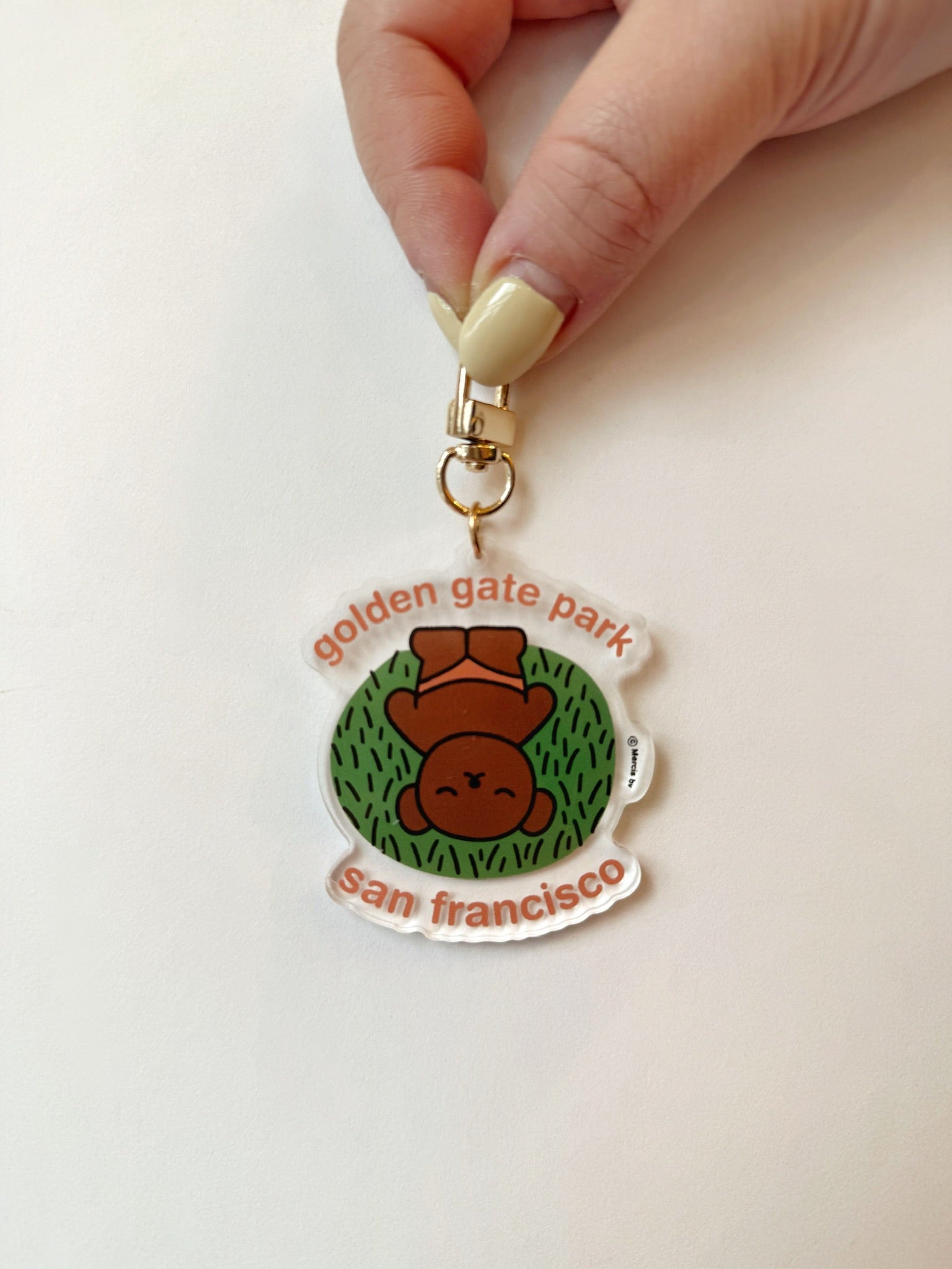 Golden Gate Park SF Boris Keychain