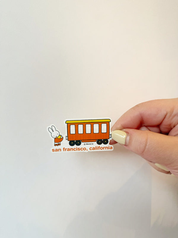 Miffy SF Trolley Sticker