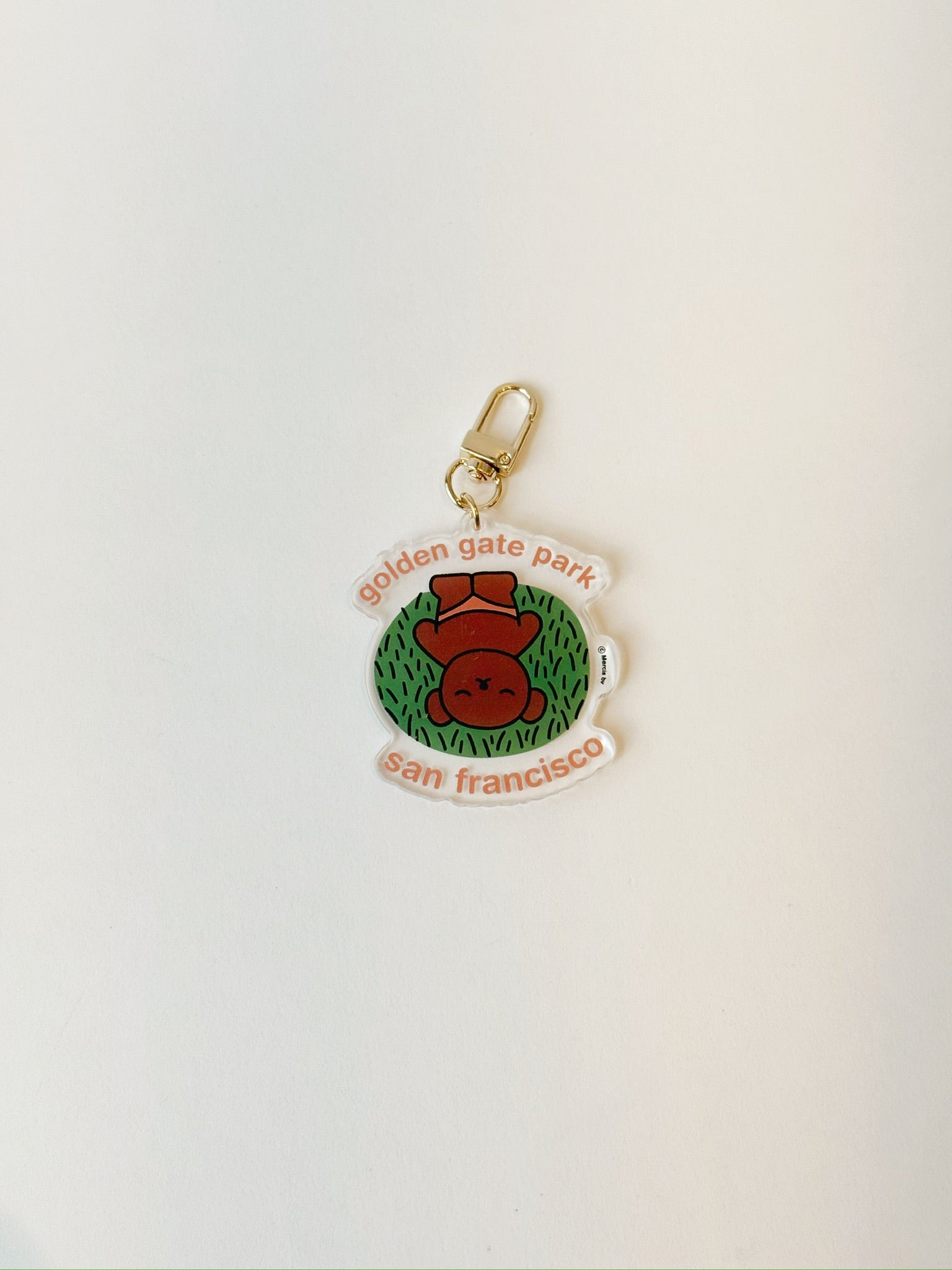 Golden Gate Park SF Boris Keychain