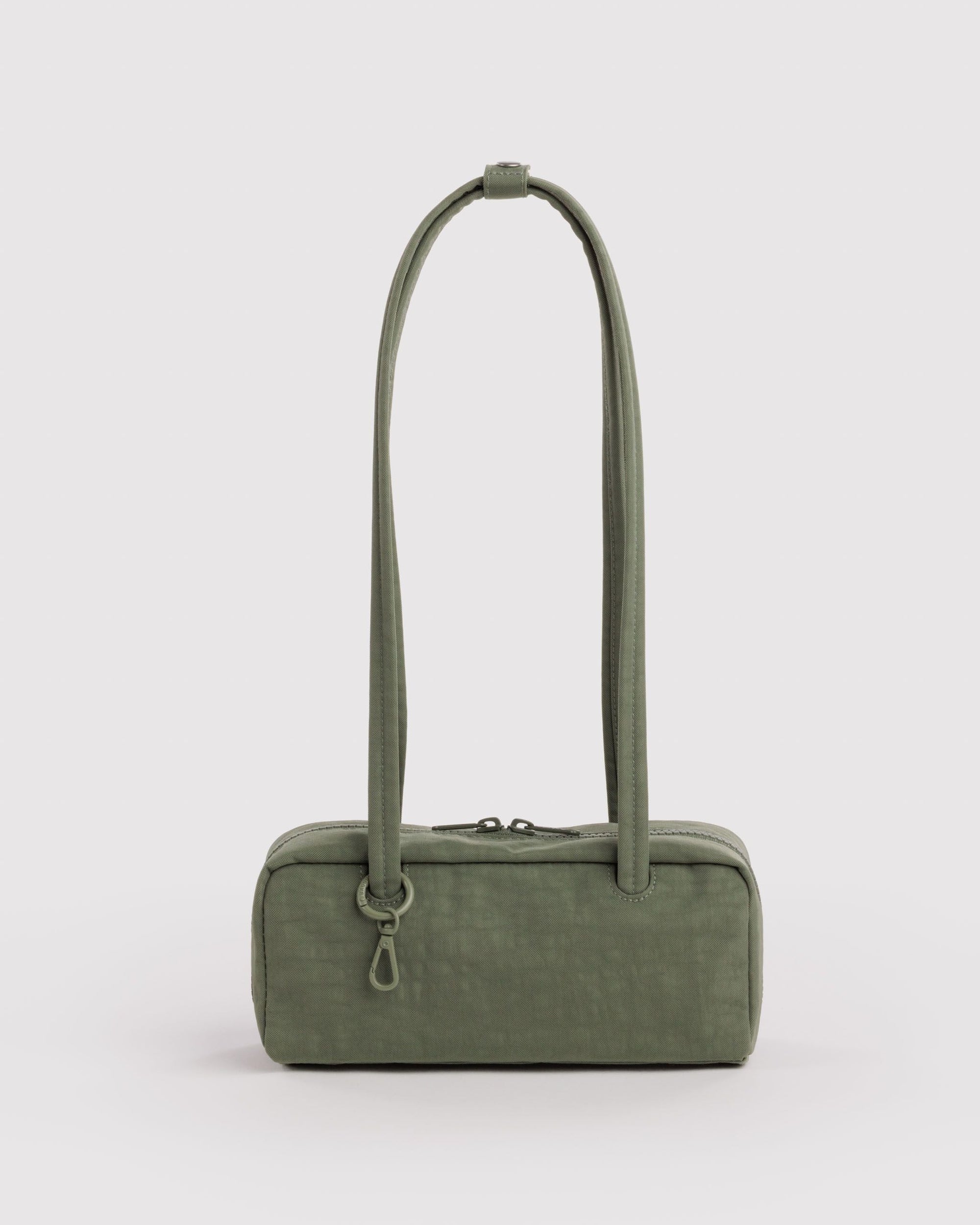 Small Nylon Bowler Bag, Caper