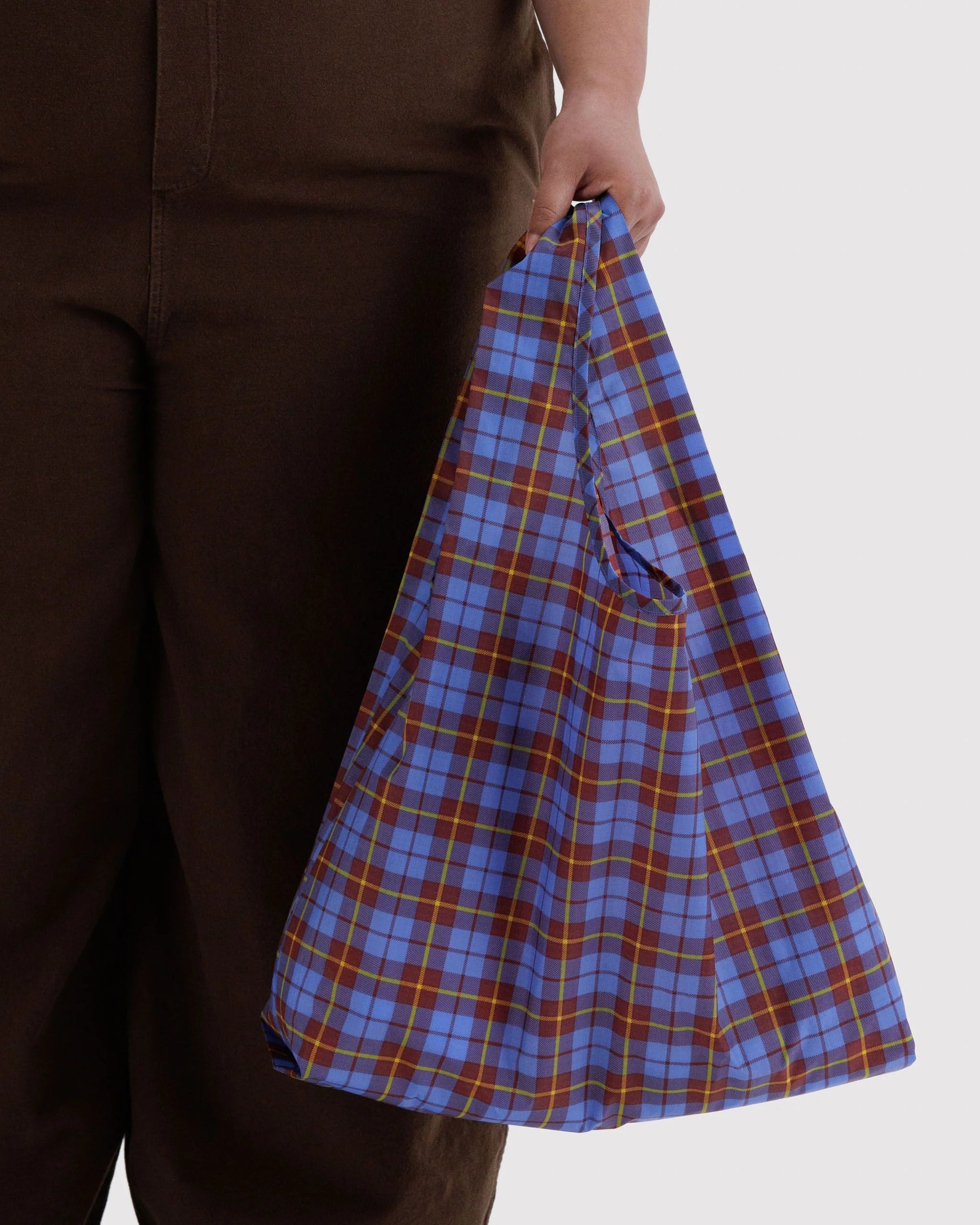 Standard Baggu, Blue Tartan