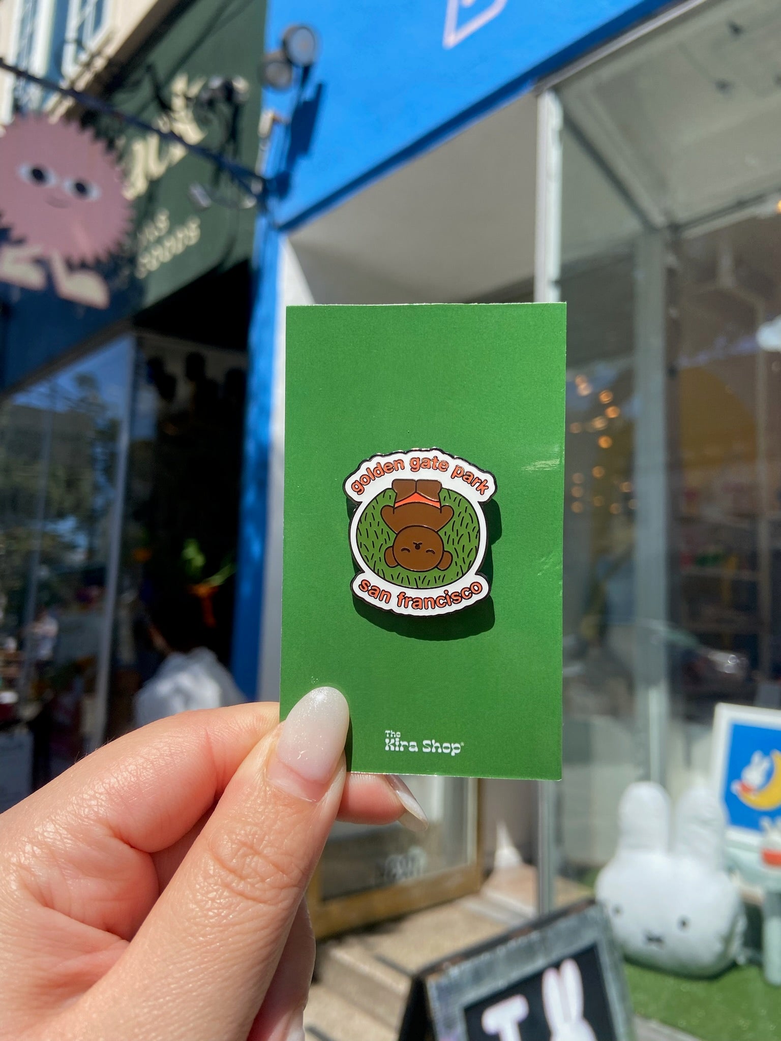 Boris SF Golden Gate Park Enamel Pin