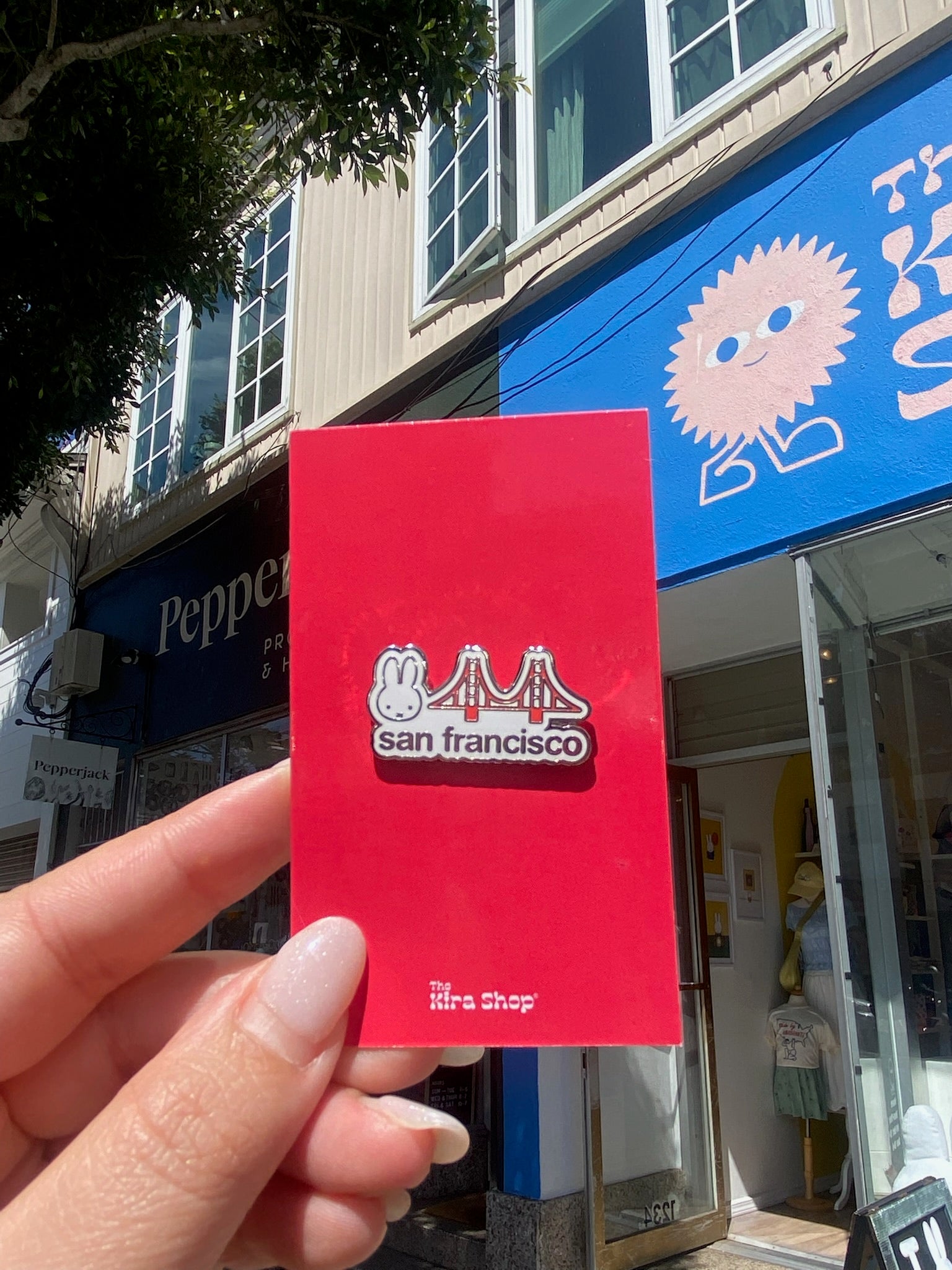 Miffy SF Bridge Enamel Pin