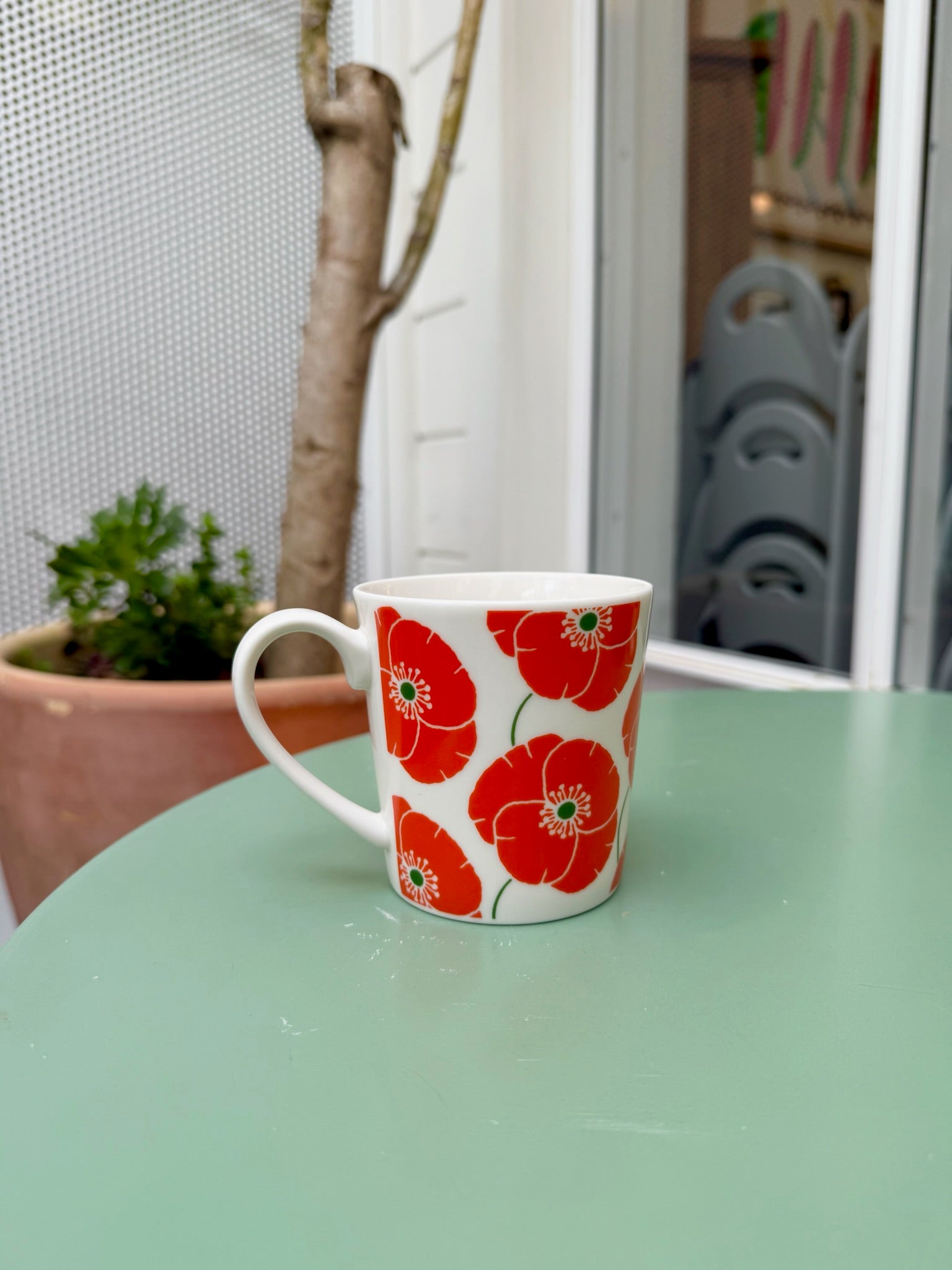 Miffy Red Flower Mug