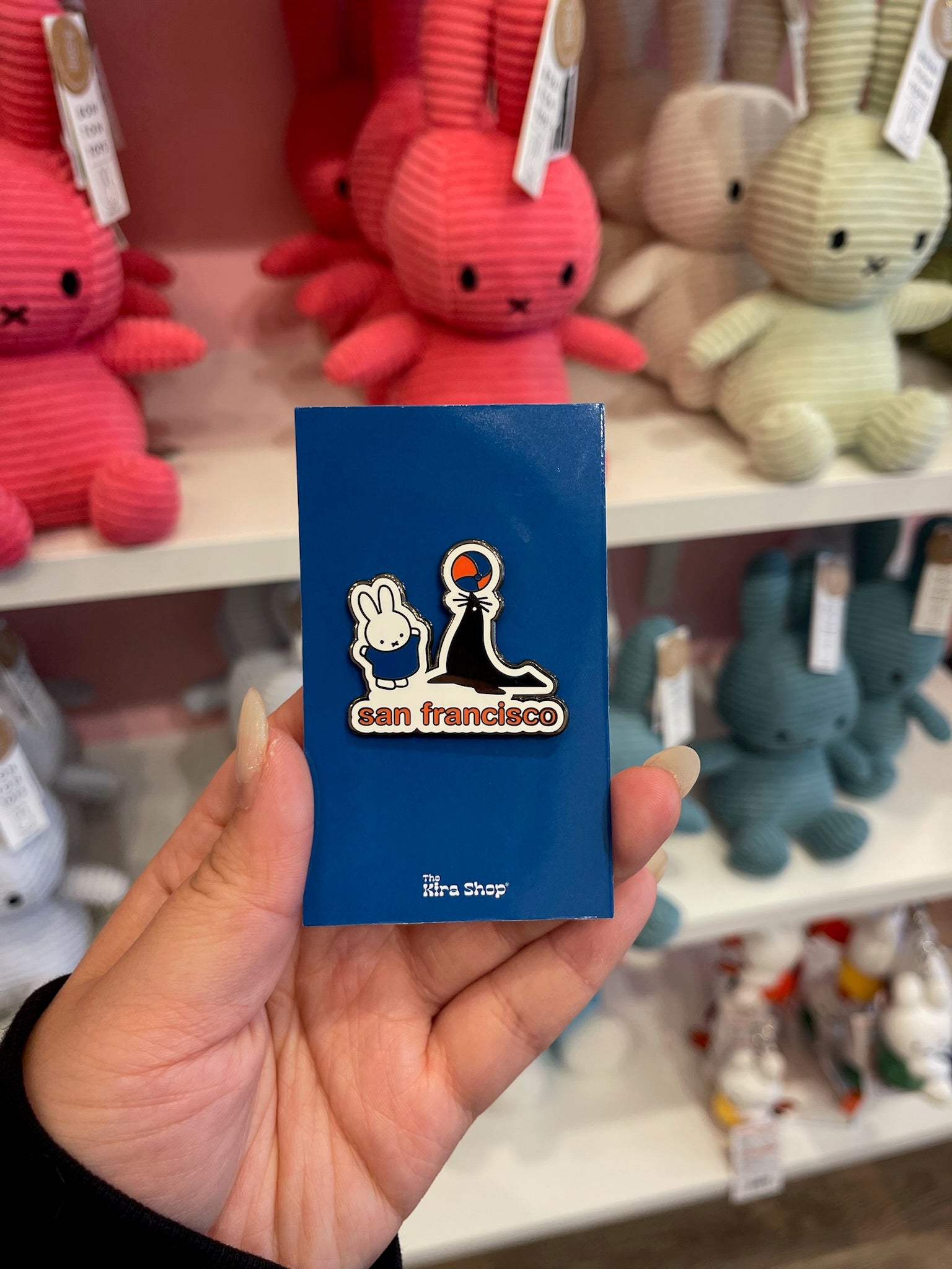 Miffy SF Seal Enamel Pin