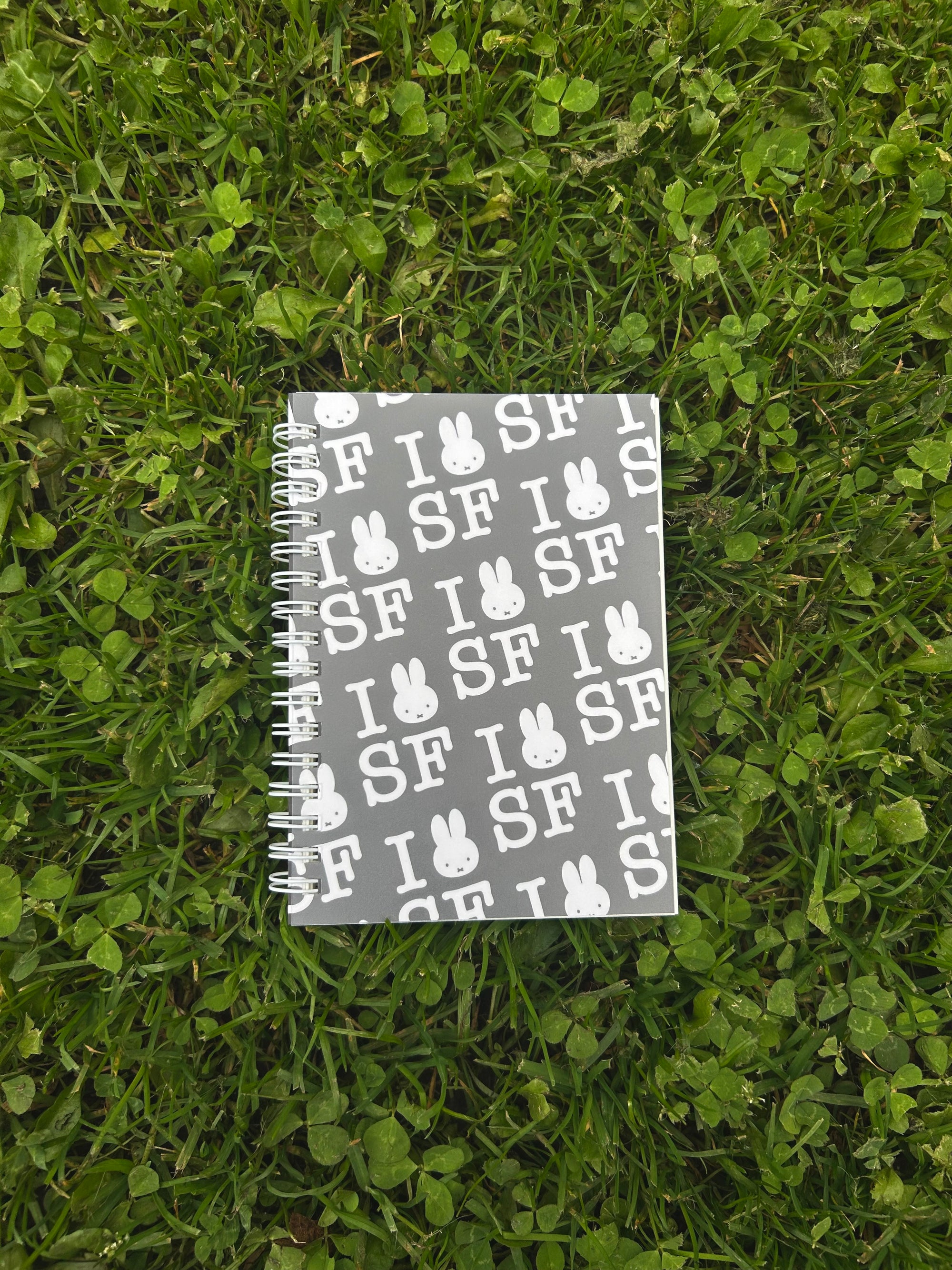 I Miffy SF Pattern Pocket Notebook, Black