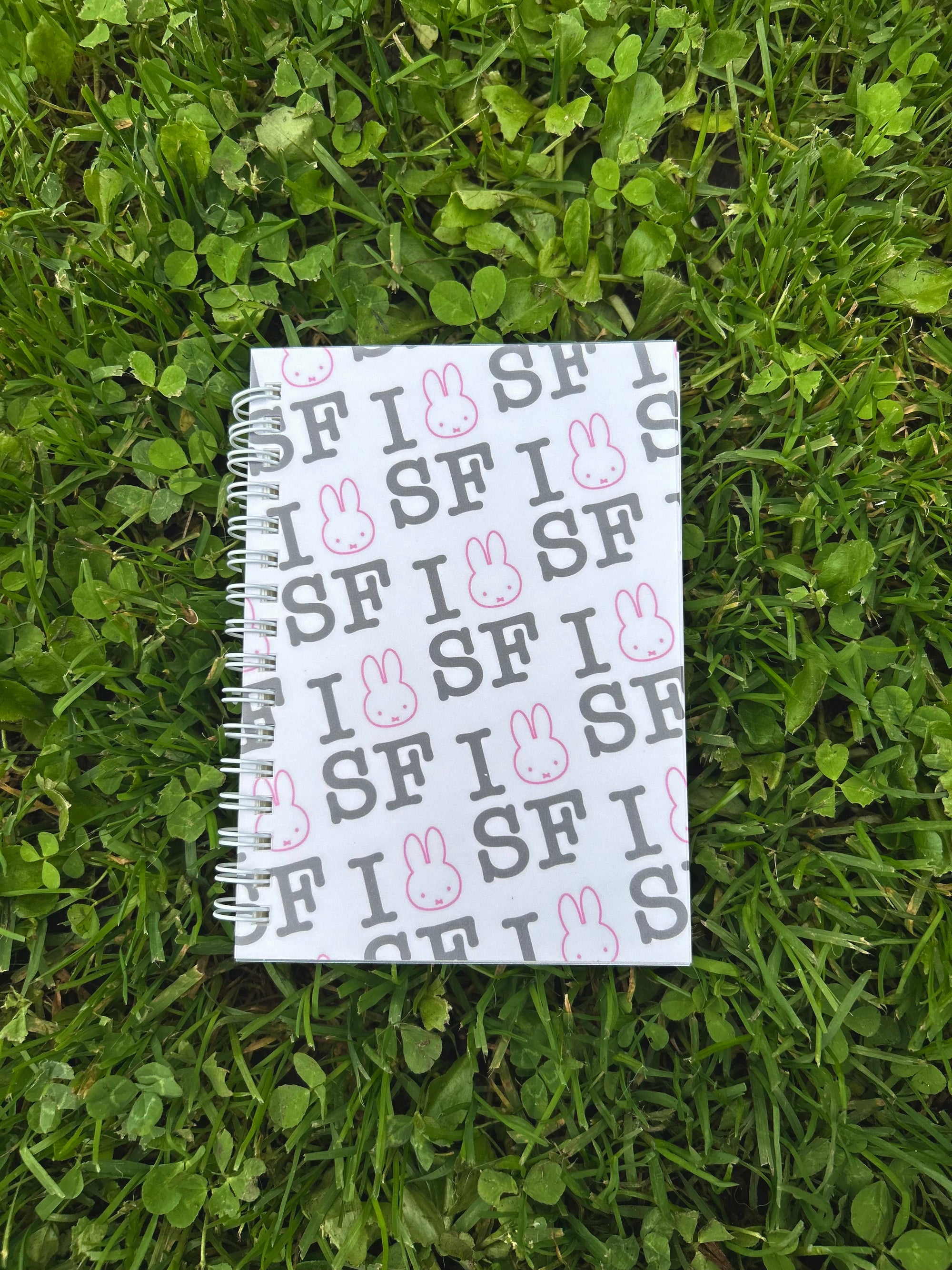 I Miffy SF Pattern Pocket Notebook, Pink