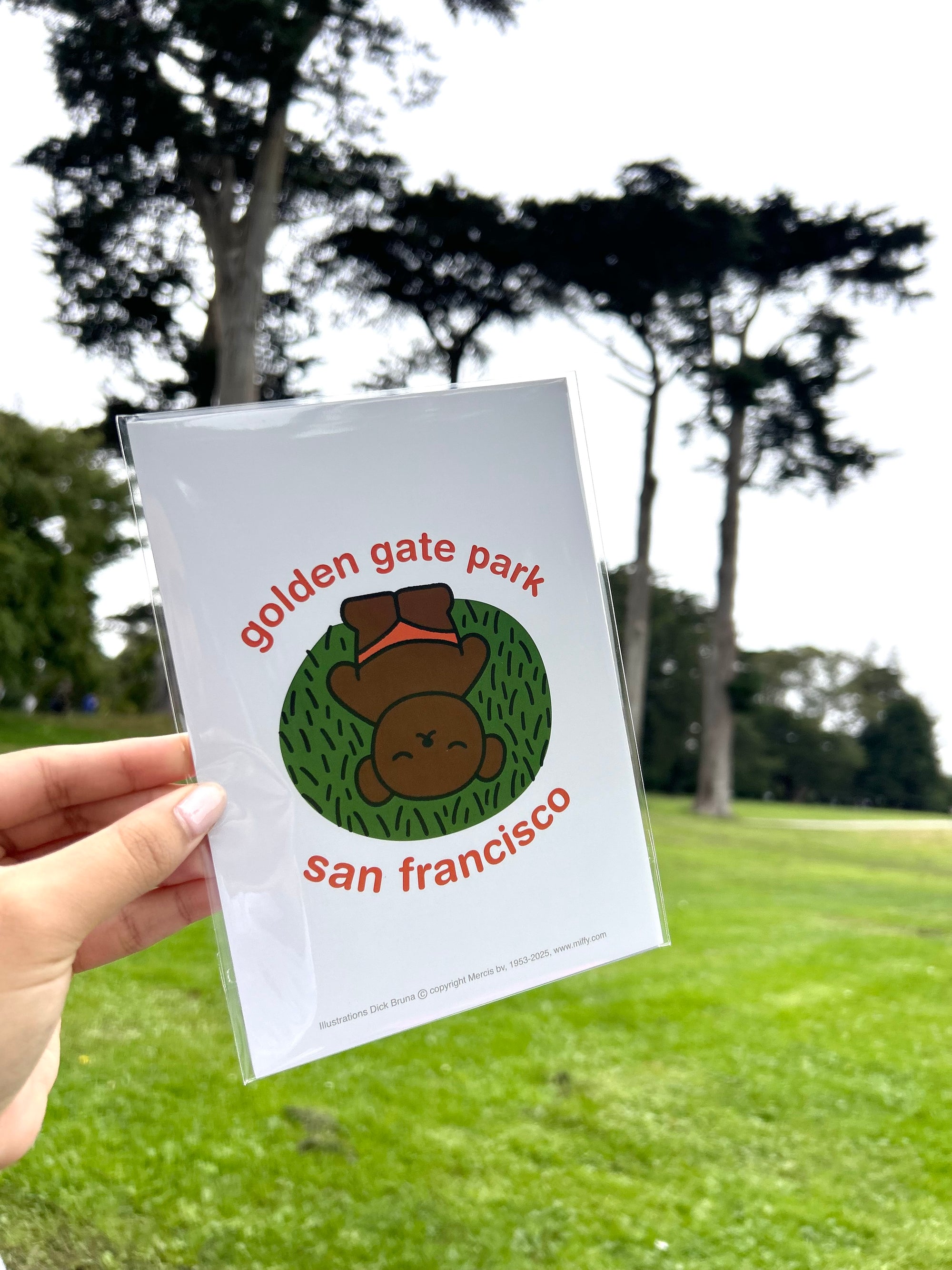 Boris SF Golden Gate Park Art Print,, 5 x 7