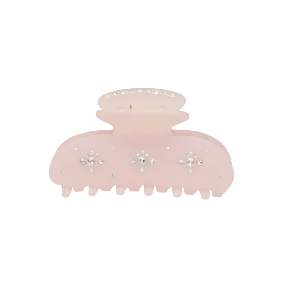 Blush Drop Sweetheart Clip