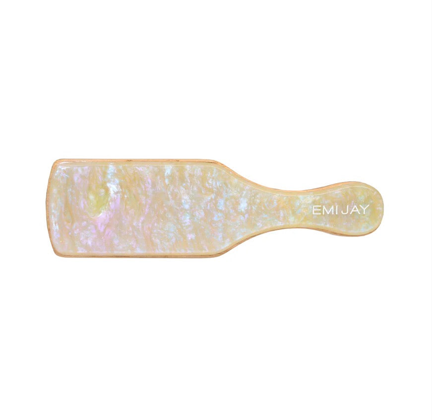 Mini Boar Brush, Lemon Sugar