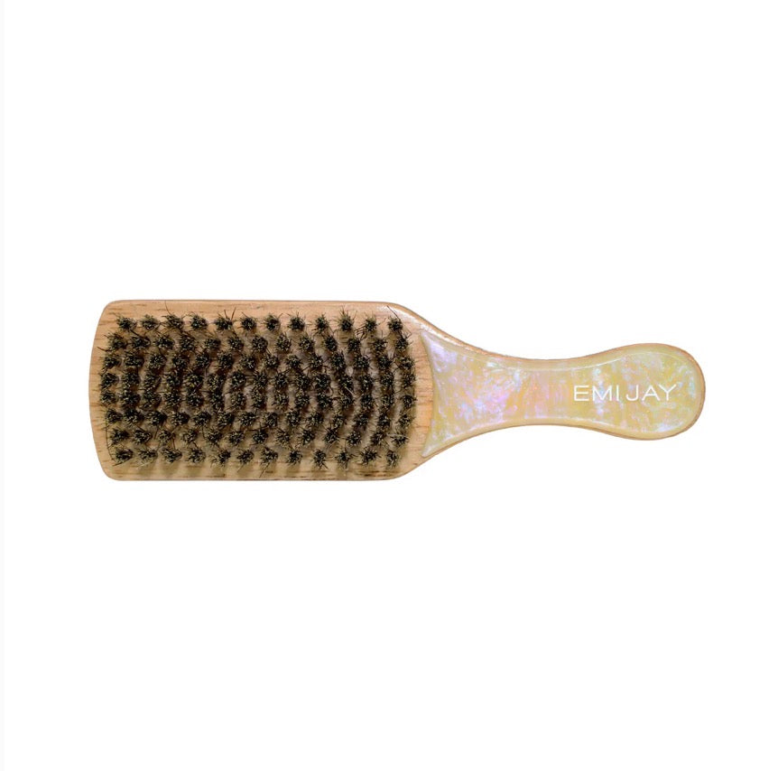 Mini Boar Brush, Lemon Sugar