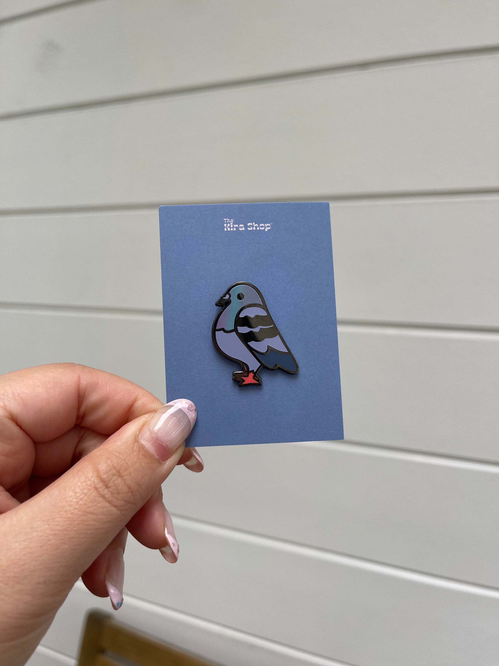 Pigeon Enamel Pin