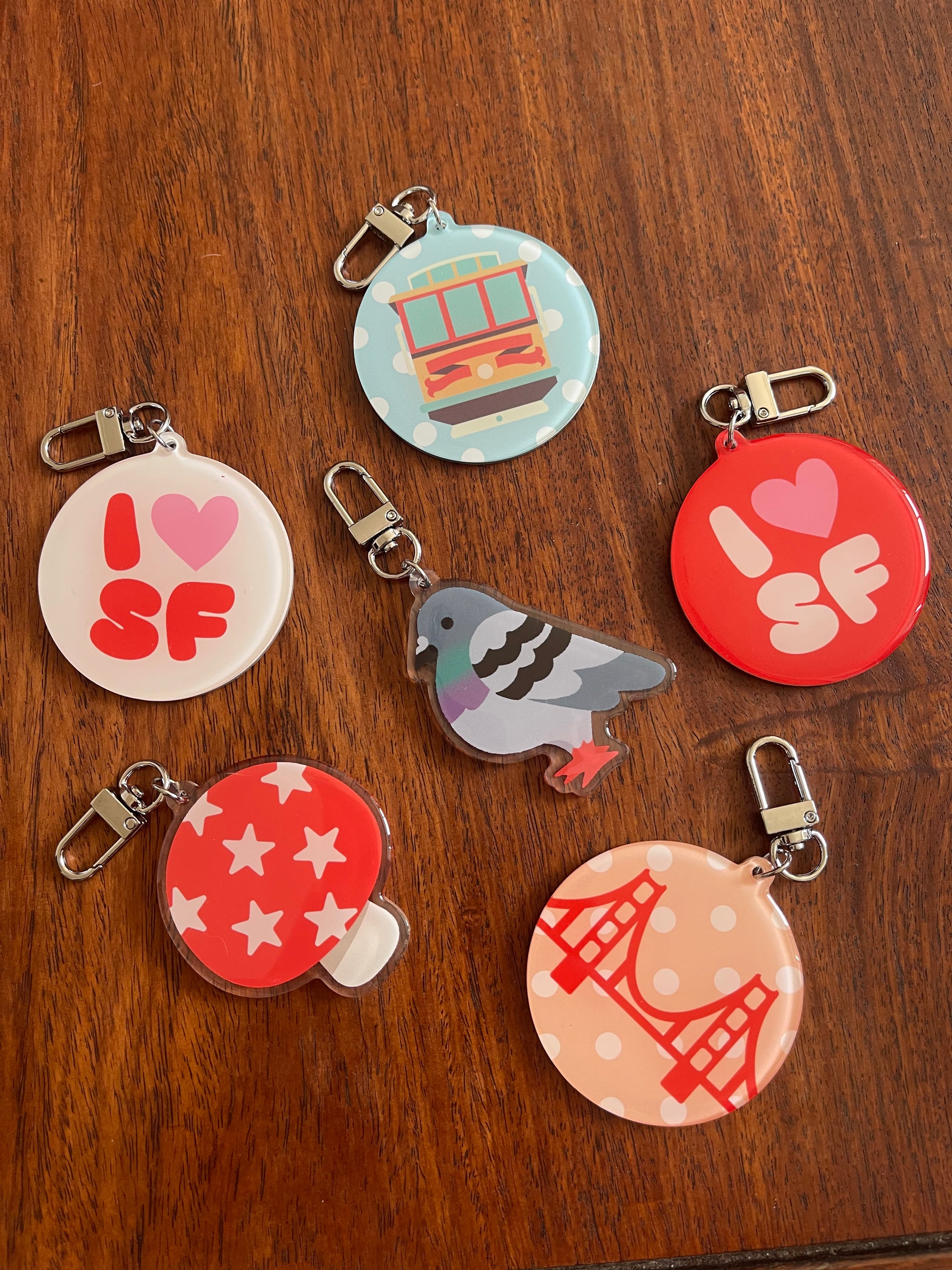 Bridge Acrylic Keychain