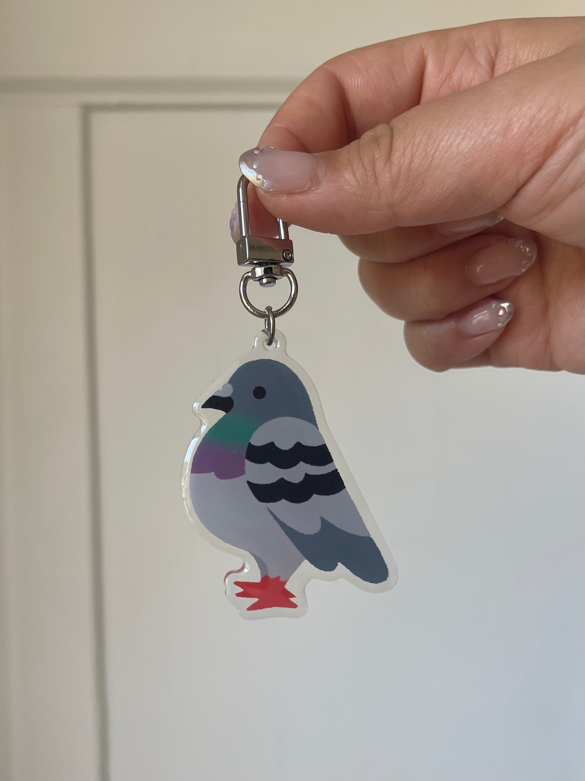 Pigeon Acrylic Keychain