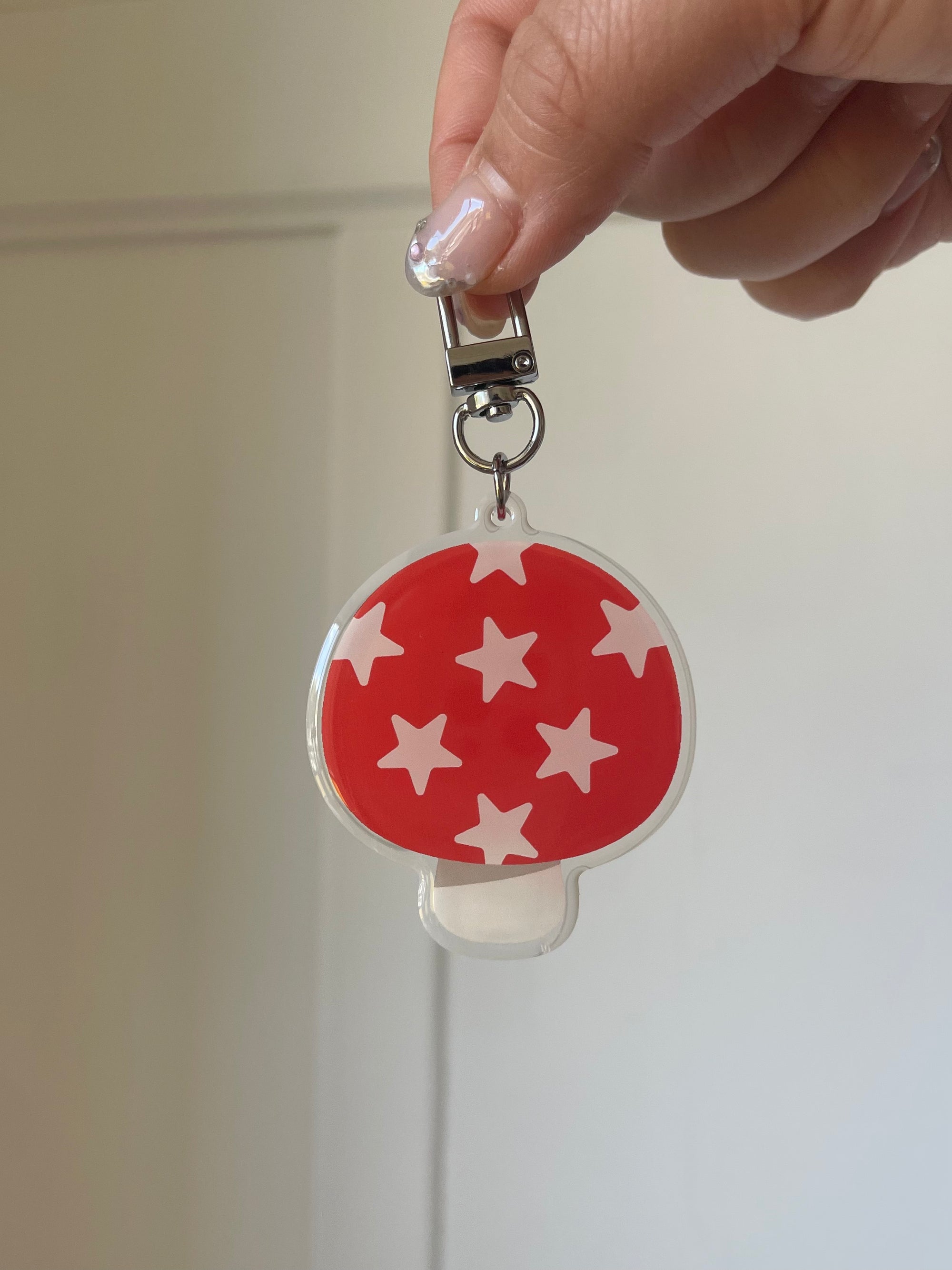 Mushroom Acrylic Keychain