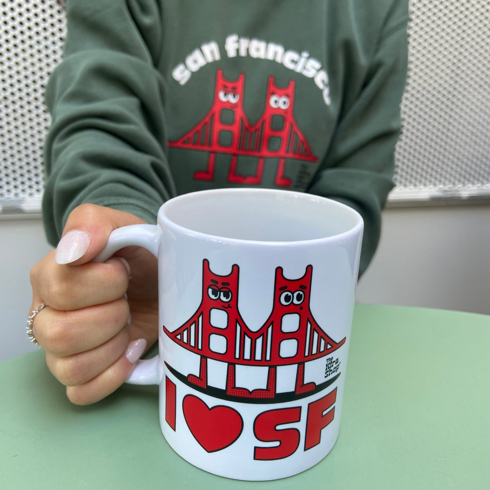 I Heart SF Bridge Guys Mug