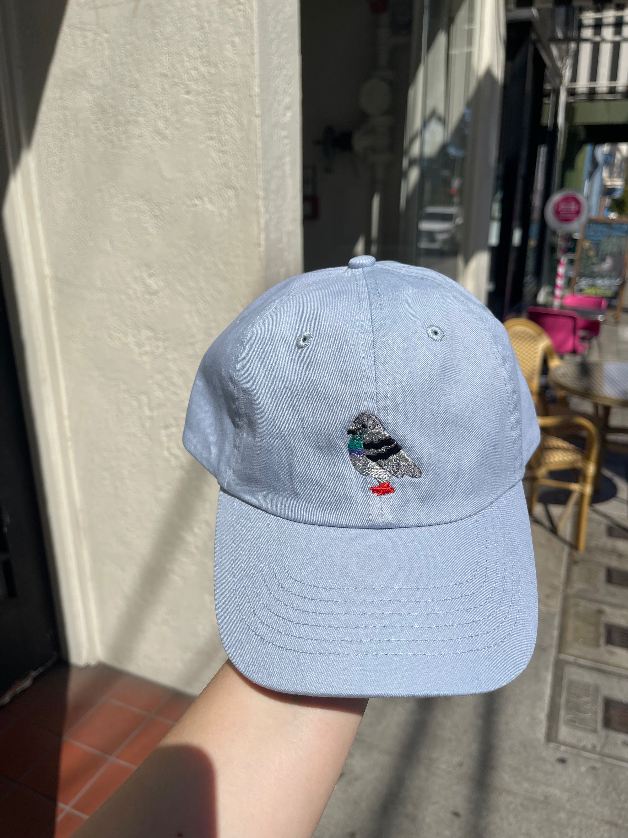 Pigeon Dad Hat, Light Blue