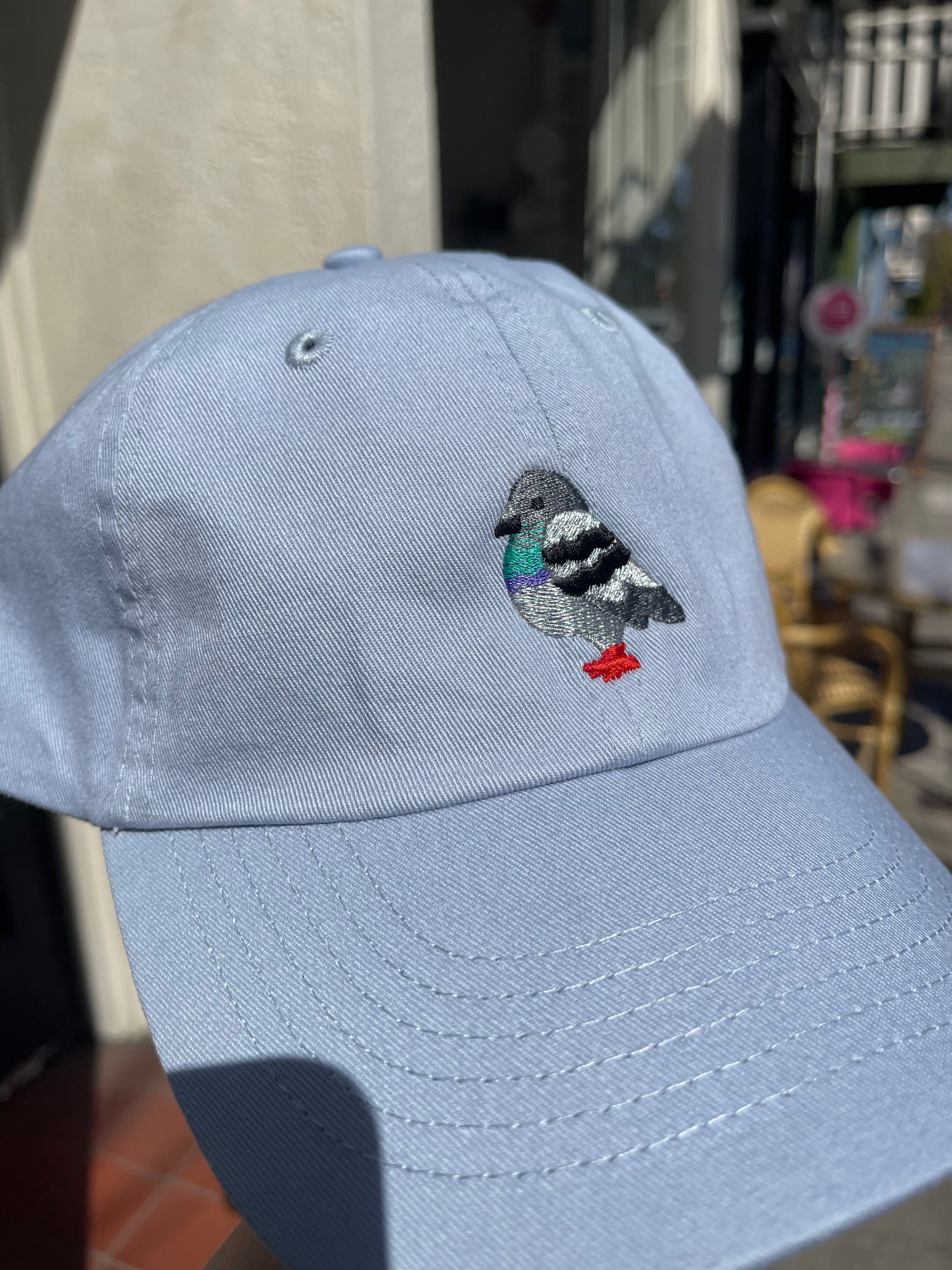 Pigeon Dad Hat, Light Blue