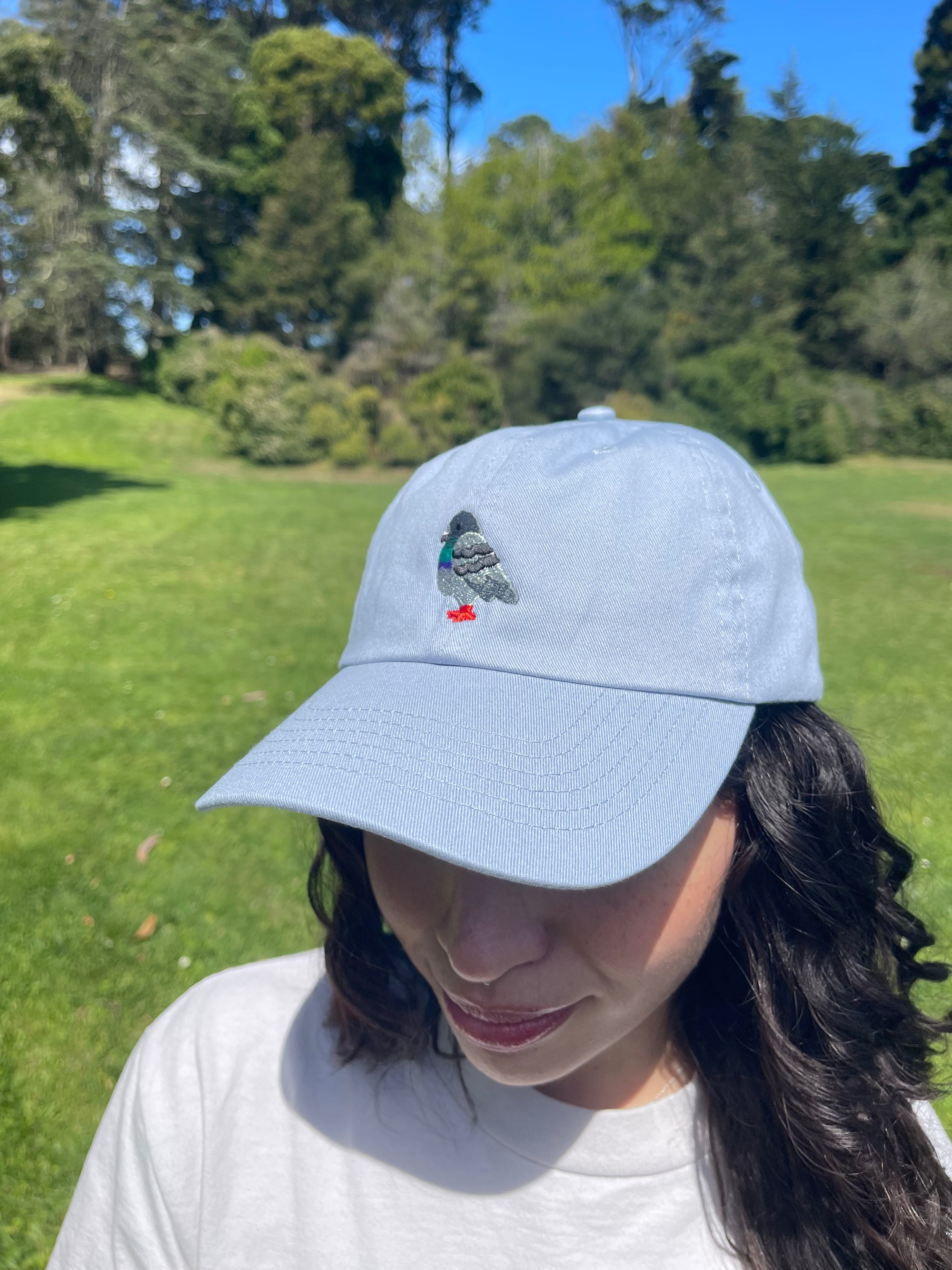 Pigeon Dad Hat, Light Blue