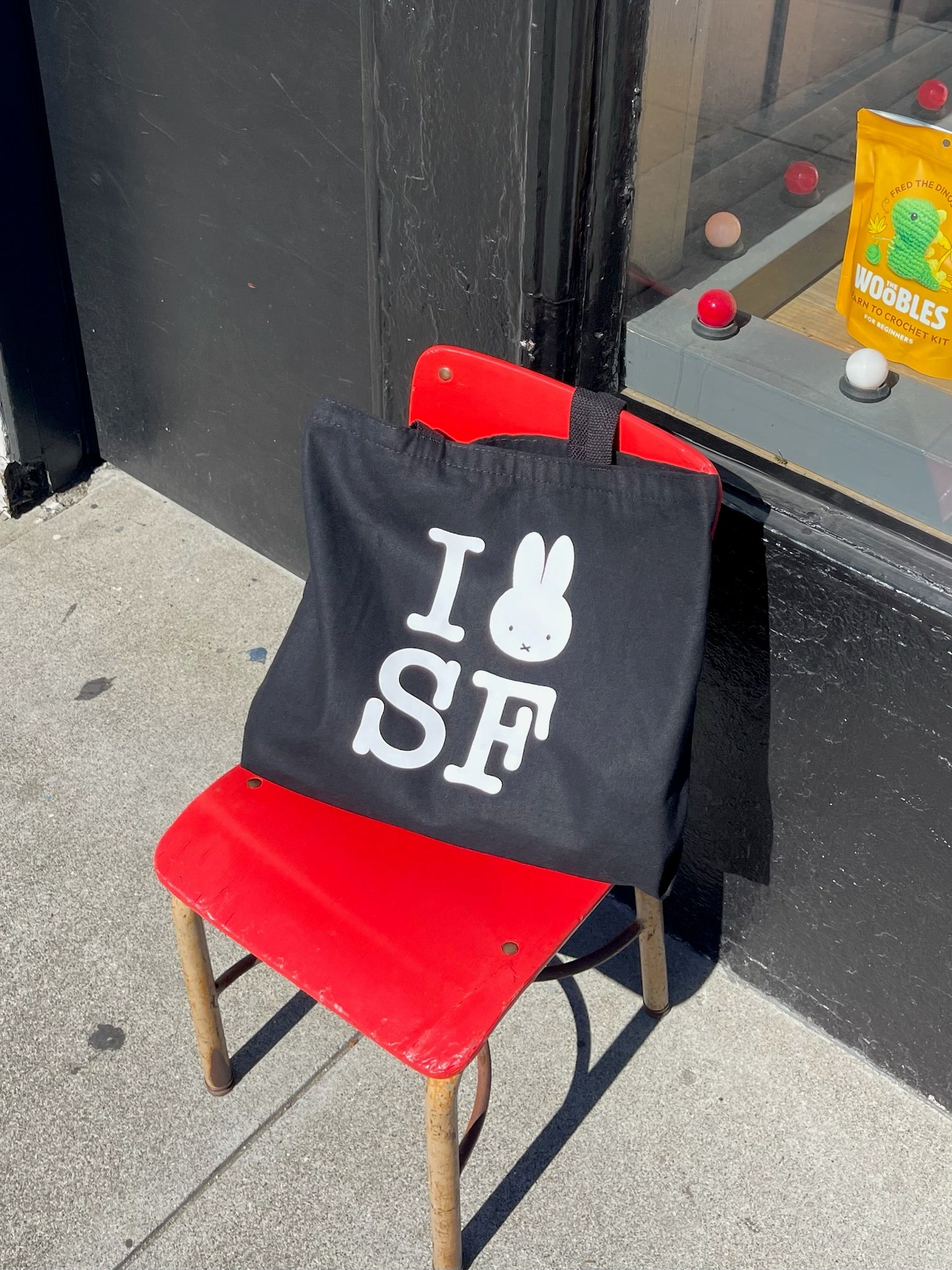 I Miffy SF Tote, Black