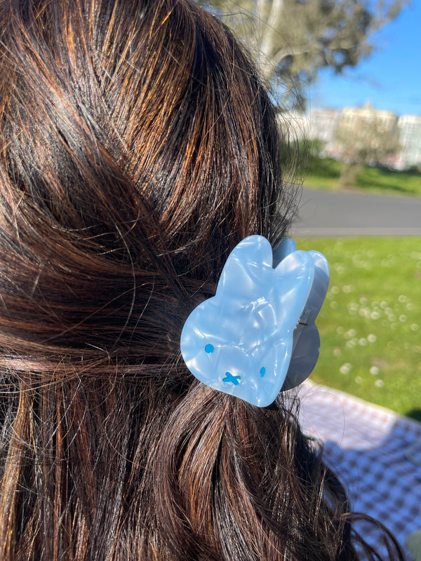 Miffy Pearlized Hair Claw, Classic, Blue