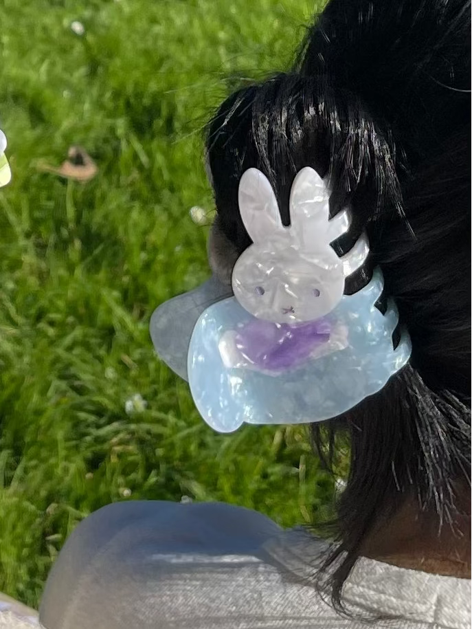 Miffy Hair Claw, Cloud, XL